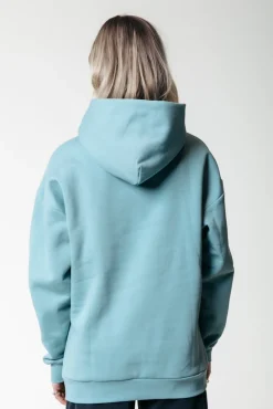 Hoodies*Colourful Rebel Box Logo Hoodie | Mineral blue Mineralblue