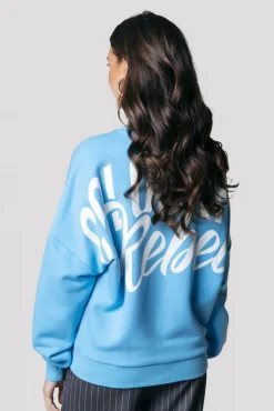 Truien*Colourful Rebel Logo Sweat | Mist Blue Mistblue
