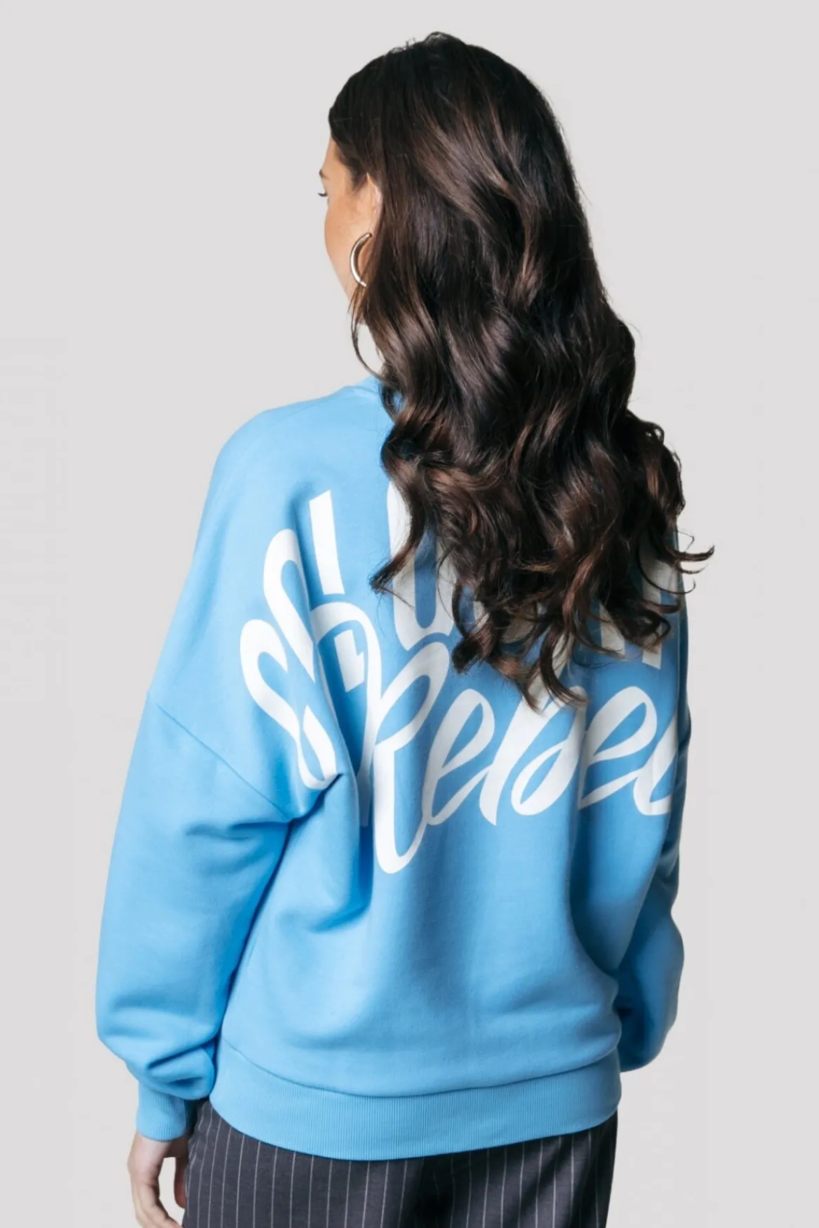 Truien*Colourful Rebel Logo Sweat | Mist Blue Mistblue