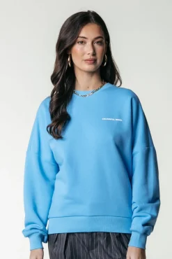 Truien*Colourful Rebel Logo Sweat | Mist Blue Mistblue