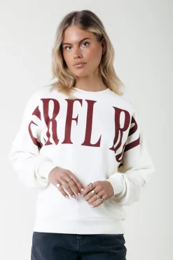 Truien*Colourful Rebel Logo Sweat | Off white Offwhite
