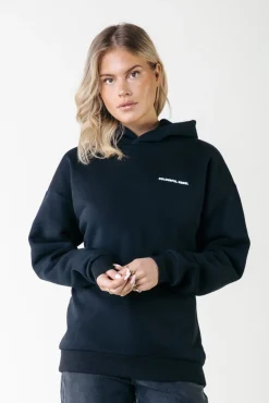 Hoodies*Colourful Rebel CR Back Logo Hoodie | Off black / Washed black
