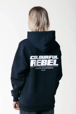 Hoodies*Colourful Rebel CR Bold Logo Hoodie | Black