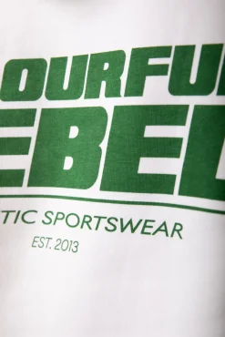 Hoodies*Colourful Rebel CR Bold Logo Hoodie | Off white Offwhite