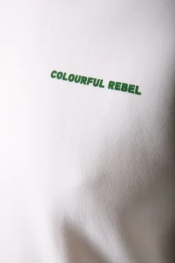 Hoodies*Colourful Rebel CR Bold Logo Hoodie | Off white Offwhite