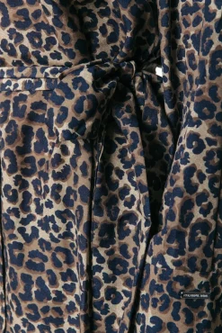 Jurken*Colourful Rebel Desiree Leopard Dress | Warm Brown Warmbrown
