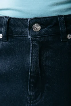 Broeken*Colourful Rebel Gaias High Rise Denim | Dark grey denim Darkgreydenim