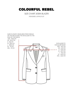 Pakken*Colourful Rebel Jesra Stripe Blazer | Dark grey Darkgrey