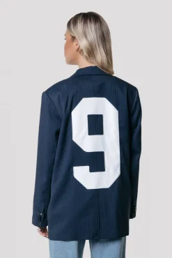 Pakken*Colourful Rebel Jesra Stripe Blazer | Dark blue Darkblue