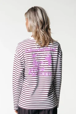T-shirts*Colourful Rebel Mother Earth Longsleeve | Port Red Portred