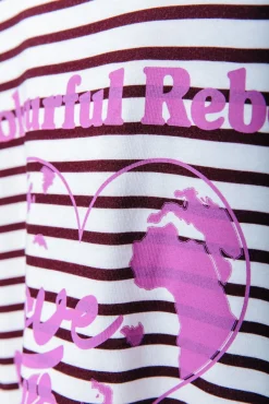 T-shirts*Colourful Rebel Mother Earth Longsleeve | Port Red Portred