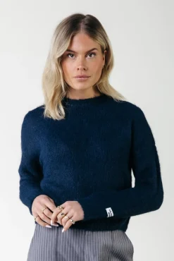 Truien*Colourful Rebel Olivia Knit | Dark Navy Darknavy