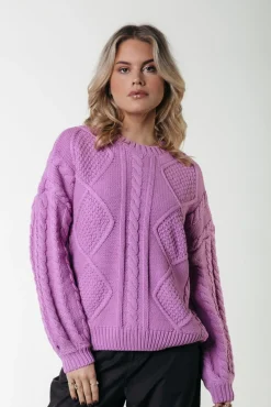 Truien*Colourful Rebel Olivia Knit | Violet Pink Violetpink