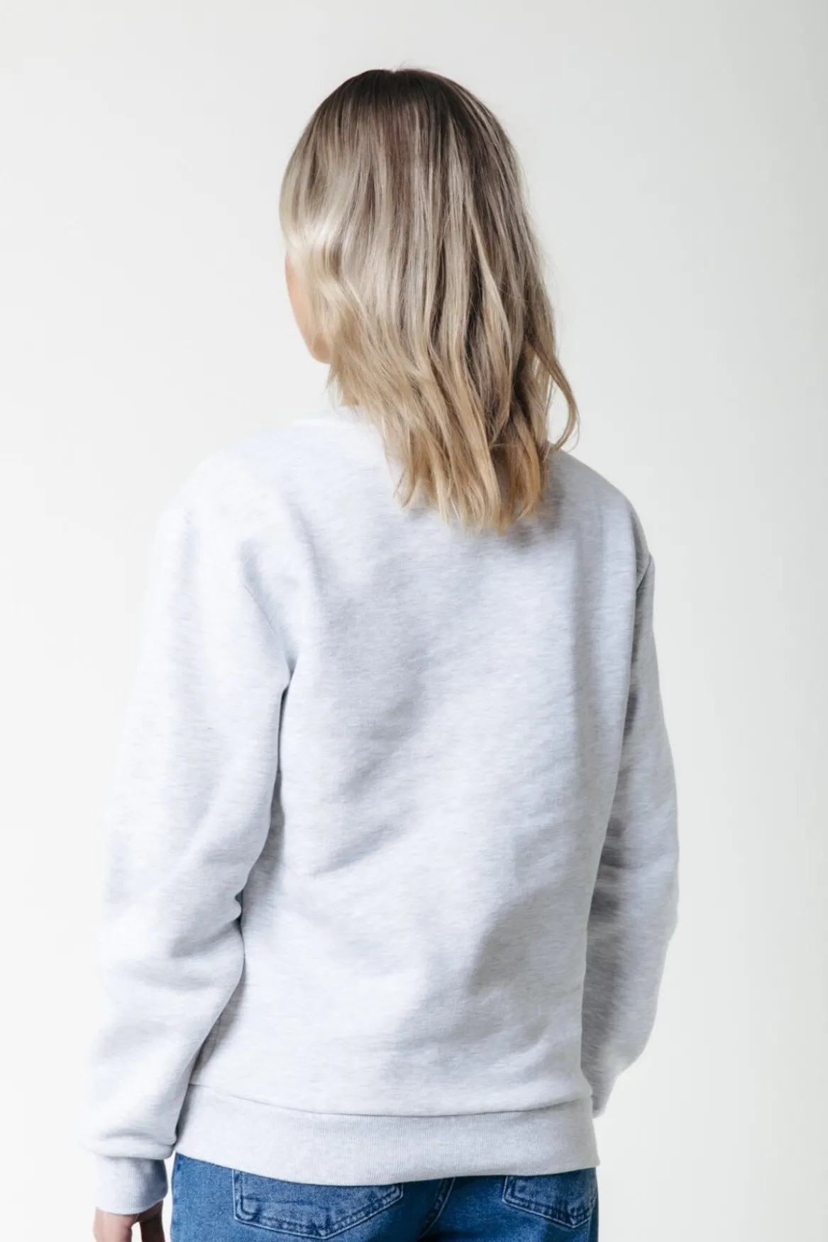 Truien*Colourful Rebel Puff Logo Sweat | Light grey melange Lightgreymelange