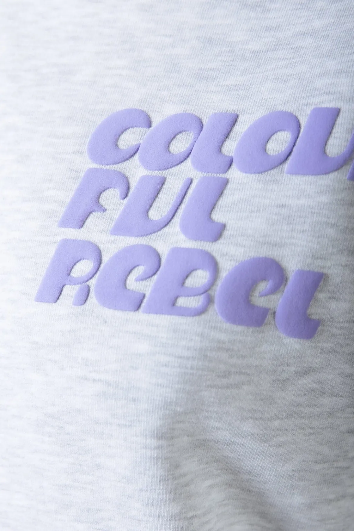 Truien*Colourful Rebel Puff Logo Sweat | Light grey melange Lightgreymelange