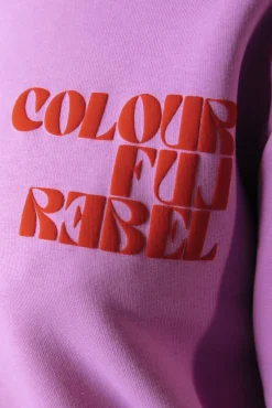 Truien*Colourful Rebel Puff Logo Sweat | Medium Violet Mediumviolet