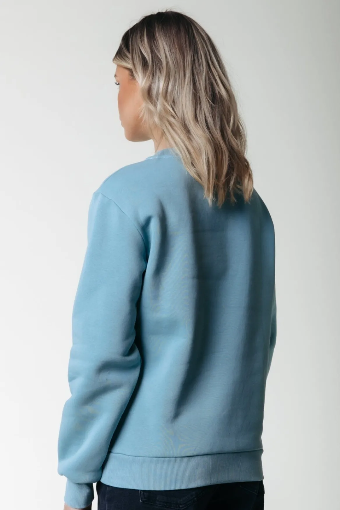 Truien*Colourful Rebel Puff Logo Sweat | Mineral blue Mineralblue