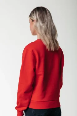 Truien*Colourful Rebel Puff Logo Sweat | Scarlet Red Scarletred