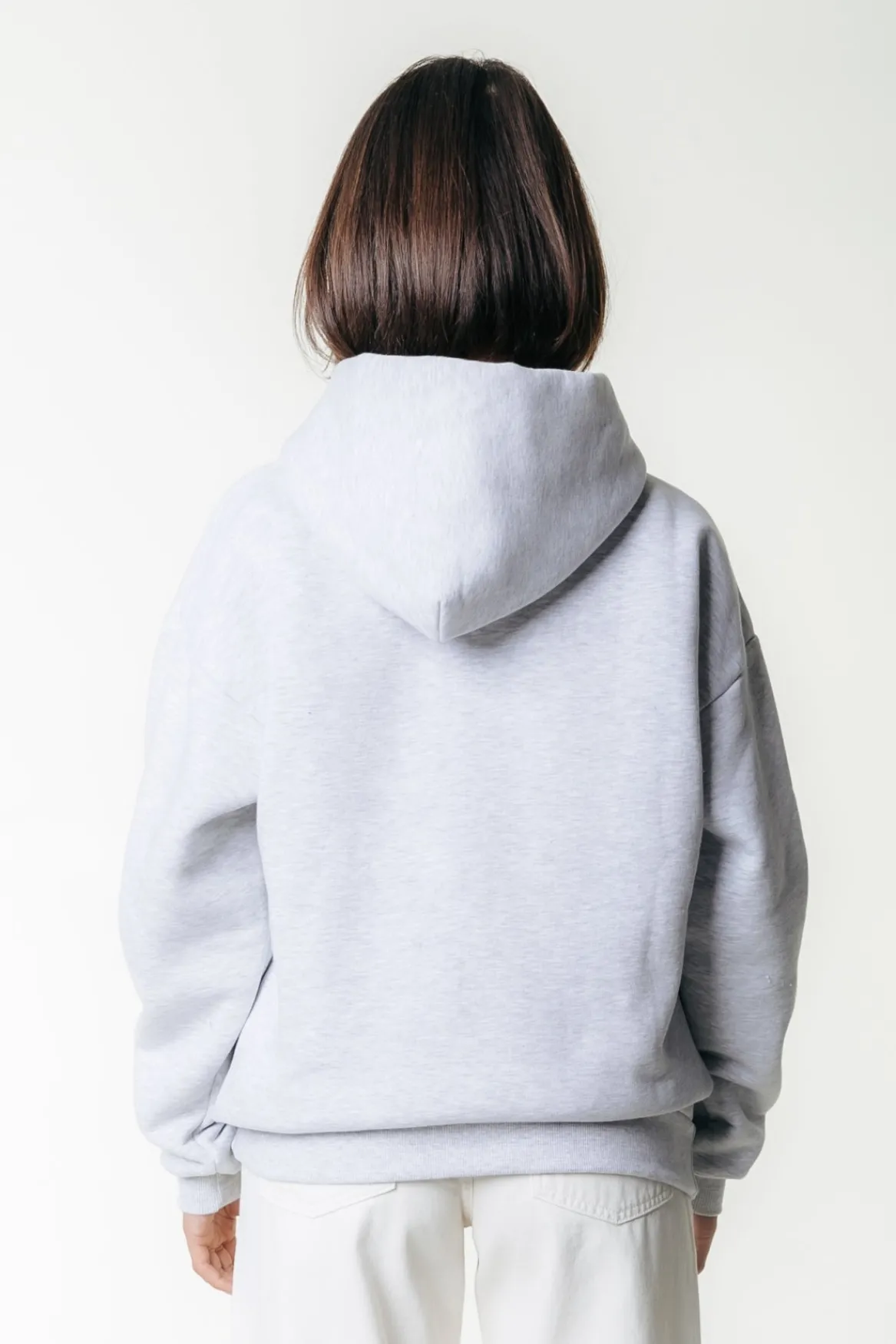 Hoodies*Colourful Rebel Racer Logo Hoodie | Light grey melange Lightgreymelange
