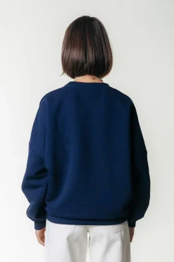 Truien*Colourful Rebel Racer Logo Sweat | Dark Navy Darknavy