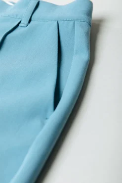 Broeken*Colourful Rebel Rus Straight Pants | Adriatic Blue Adriaticblue