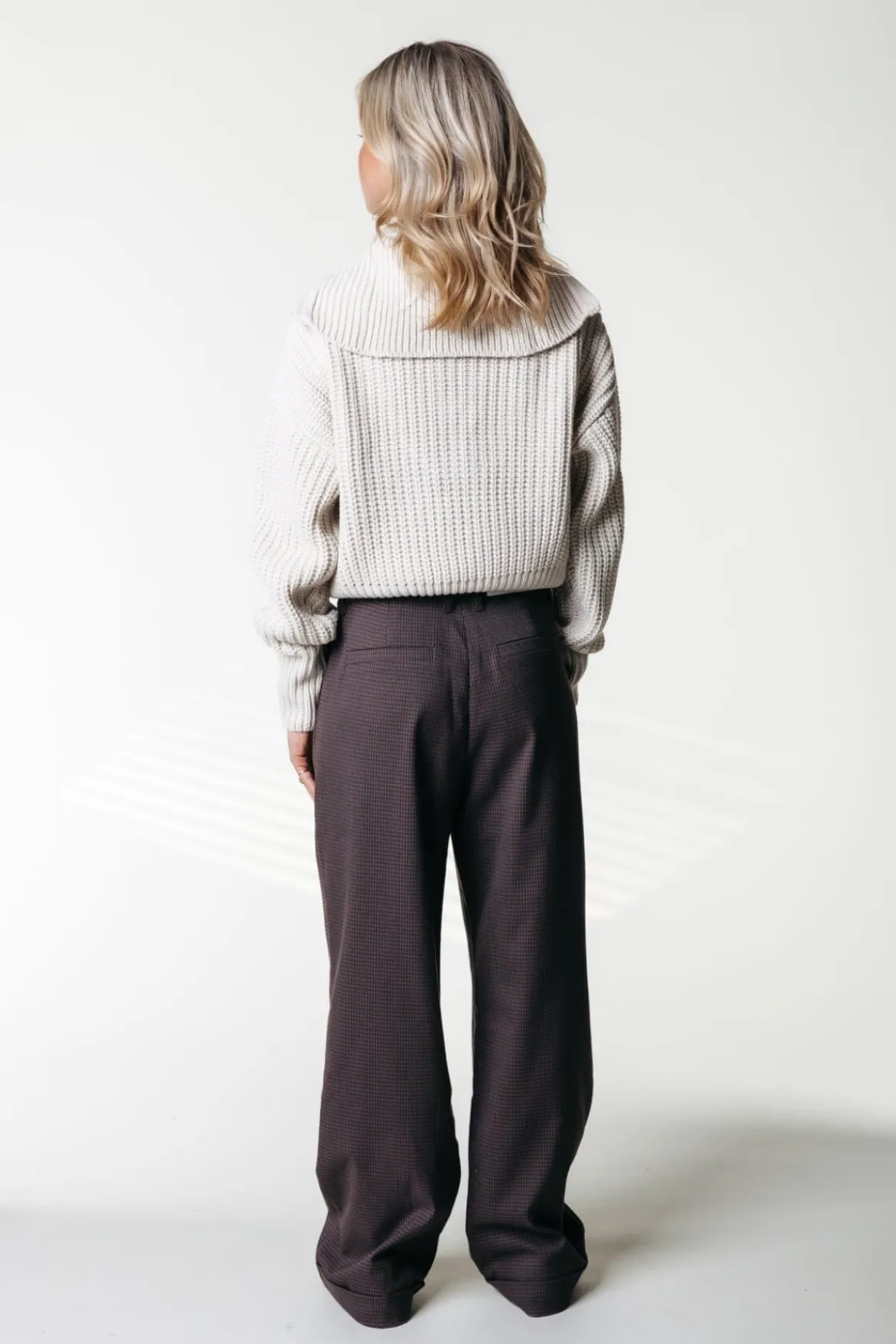 Pakken*Colourful Rebel Rus Straight Pants | Dark brown Darkbrown