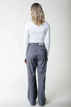 Pakken*Colourful Rebel Rus Straight Pants | Dark grey Darkgrey