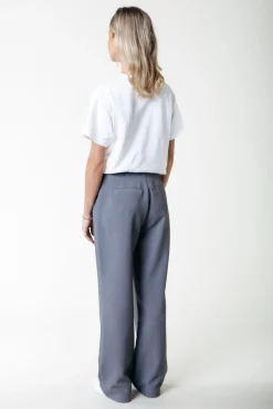 Broeken*Colourful Rebel Rus Straight Pants | Grey