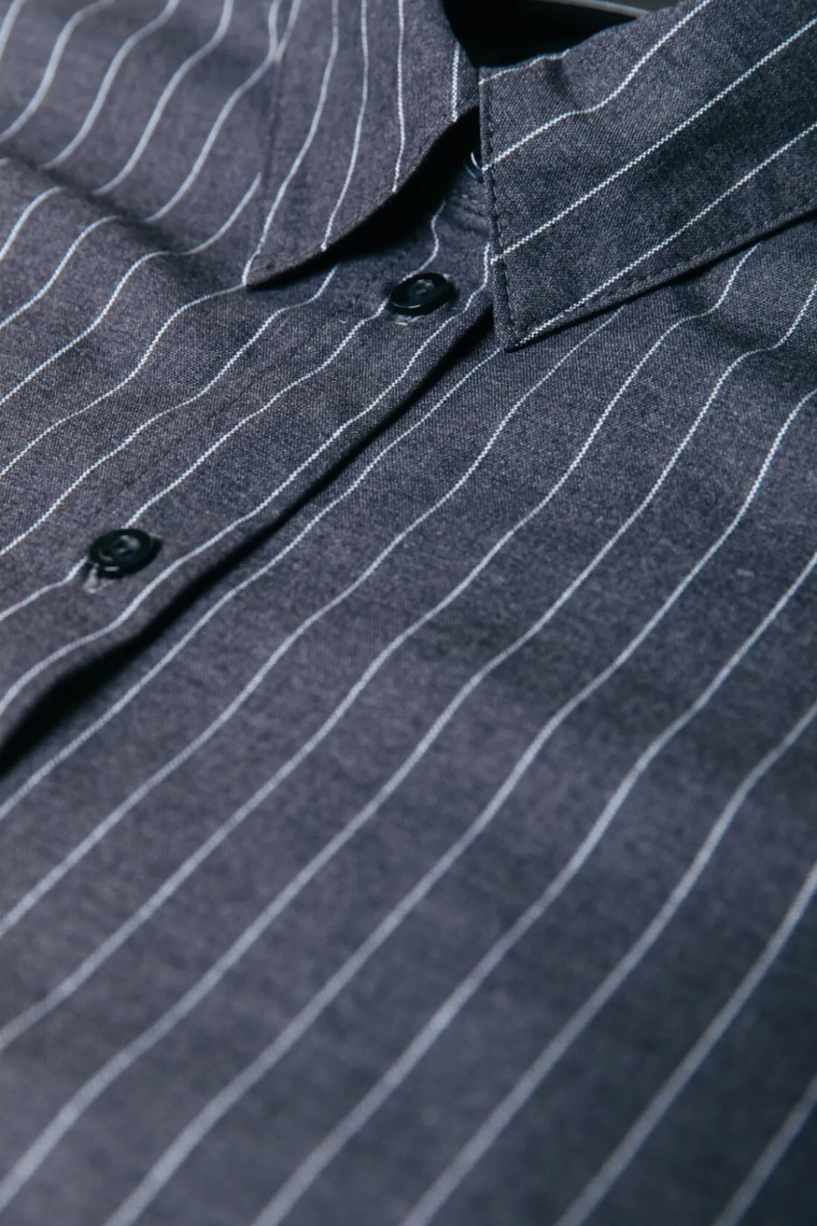 Blouses*Colourful Rebel Talia Pinstripe Blouse | Dark Anthracite Darkanthracite