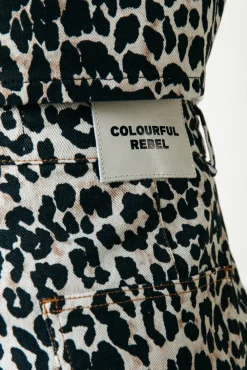 Broeken*Colourful Rebel Tinsley Denim Worker Pants | Beige