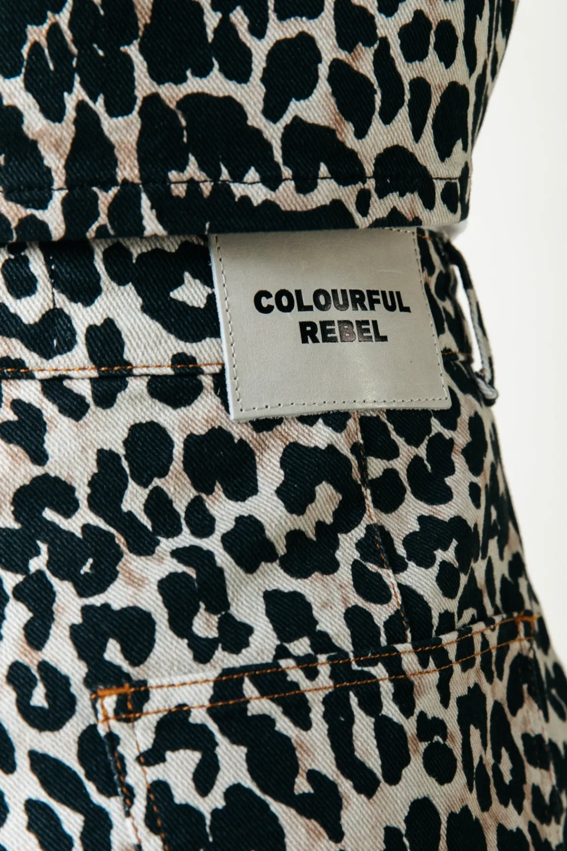 Broeken*Colourful Rebel Tinsley Denim Worker Pants | Beige