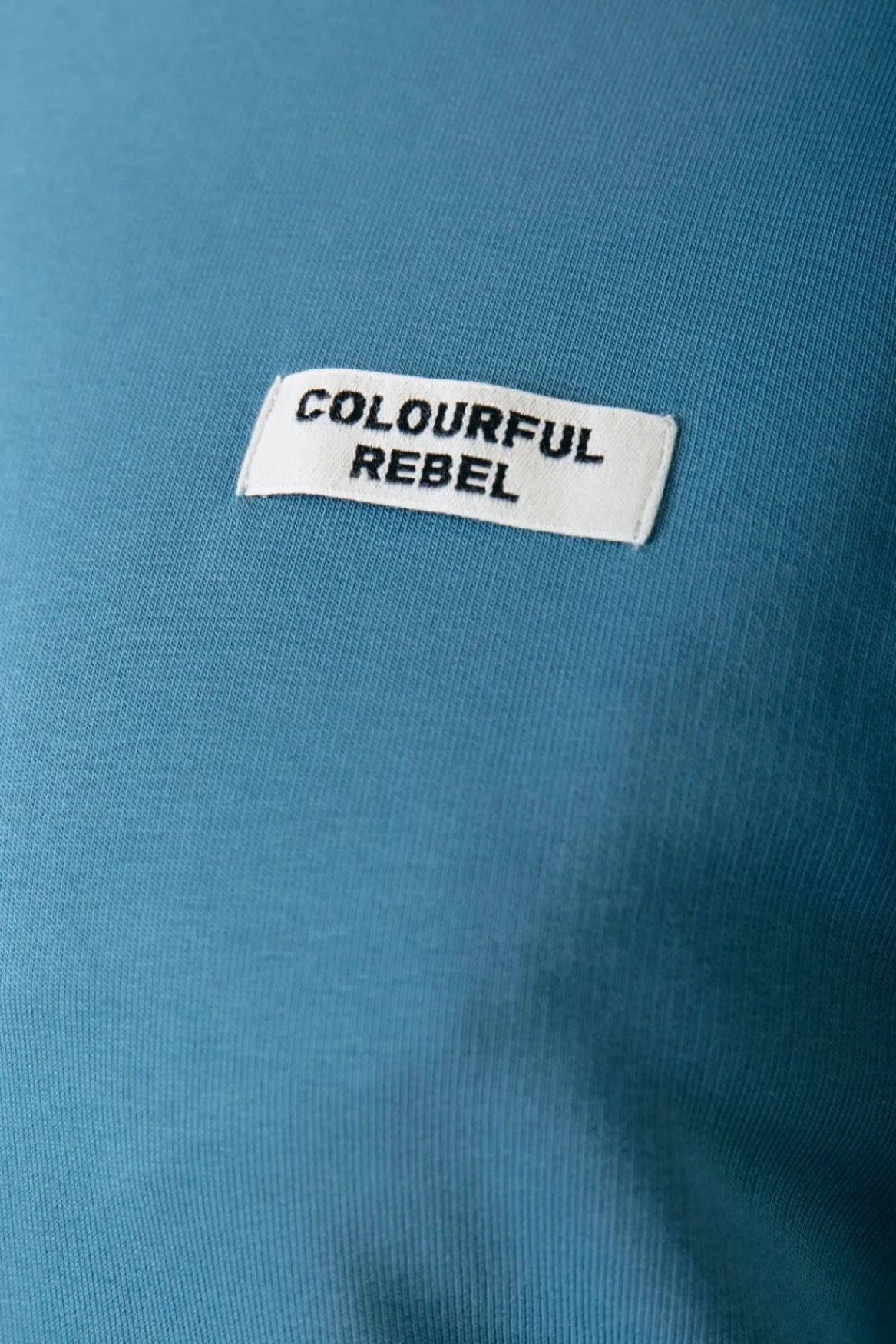 Truien*Colourful Rebel Uni Label Sweat | Soft petrol Softpetrol