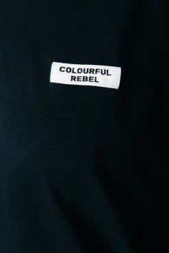 T-shirts*Colourful Rebel Uni Label T-shirt | Black
