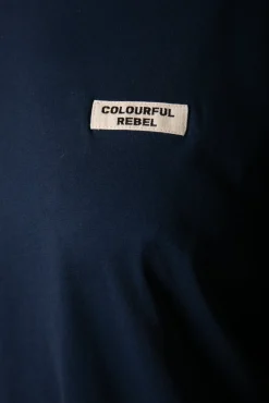 T-shirts*Colourful Rebel Uni Label T-shirt | Peacoat Blue Peacoatblue