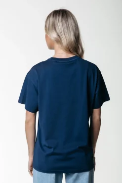 T-shirts*Colourful Rebel Uni Label T-shirt | Peacoat Blue Peacoatblue