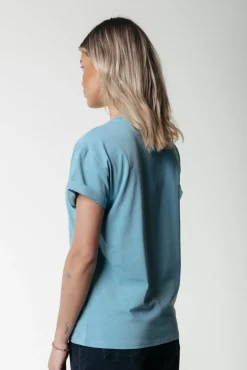T-shirts*Colourful Rebel Uni Logo T-shirt | Mineral blue Mineralblue