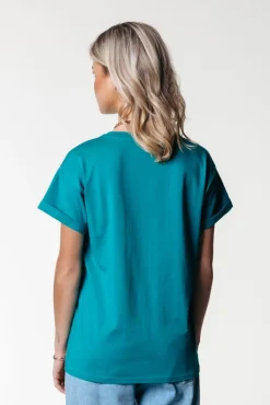 T-shirts*Colourful Rebel Uni Logo T-shirt | Shady Green Shadygreen