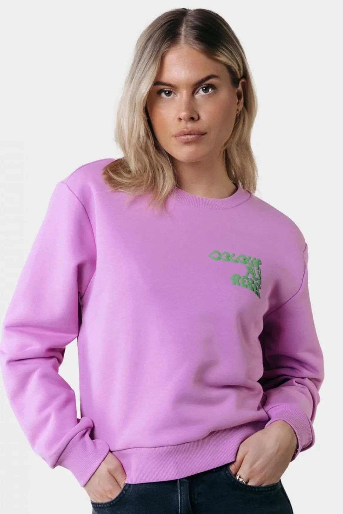 Truien*Colourful Rebel Wave Logo Sweat | Candy Pink Candypink