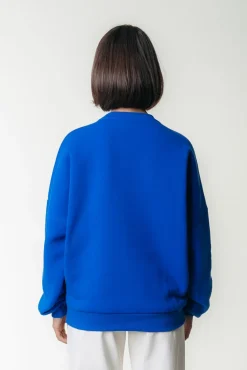 Truien*Colourful Rebel Wave Logo Sweat | Medium blue Mediumblue