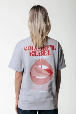 T-shirts*Colourful Rebel World Tour T-shirt | Light grey Lightgrey